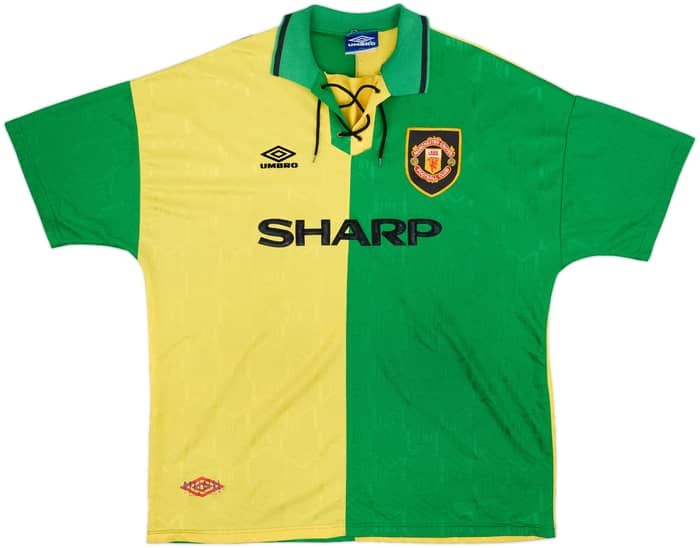 1992-94 Manchester United Third Shirt Cantona #7 - 8/10 - (XXL)