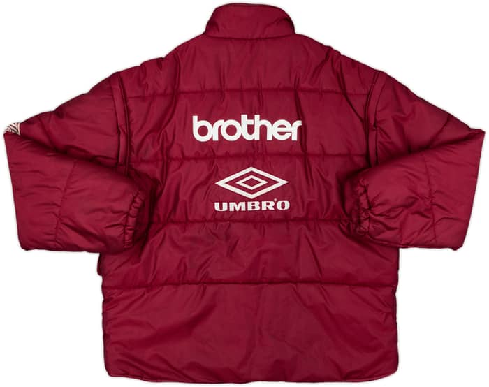 1995-96 Manchester City Umbro Padded Bench Coat - 8/10 - (XXL)