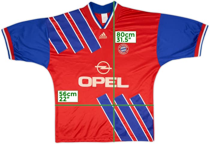 1993-95 Bayern Munich Home Shirt - 8/10 - (XL)