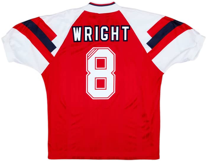 1992-94 Arsenal Home Shirt Wright #8 - 8/10 - (L)