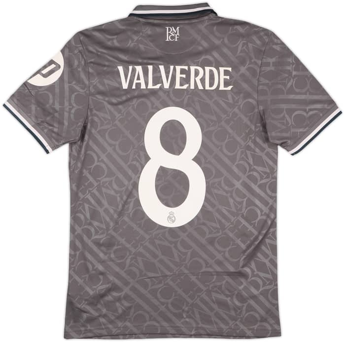 2024-25 Real Madrid Third Shirt Valverde #8 - 8/10 - (S)
