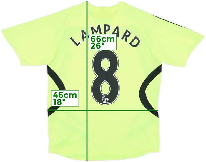 2007-08 Chelsea Away Shirt Lampard #8 - 8/10 - (M.Boys)