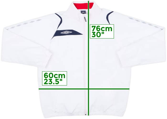 2007-09 England Umbro Track Jacket - 5/10 - (XL)