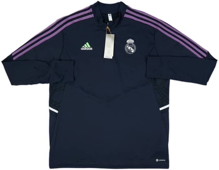 2022-23 Real Madrid adidas 1/4 Zip Training Top (XL)