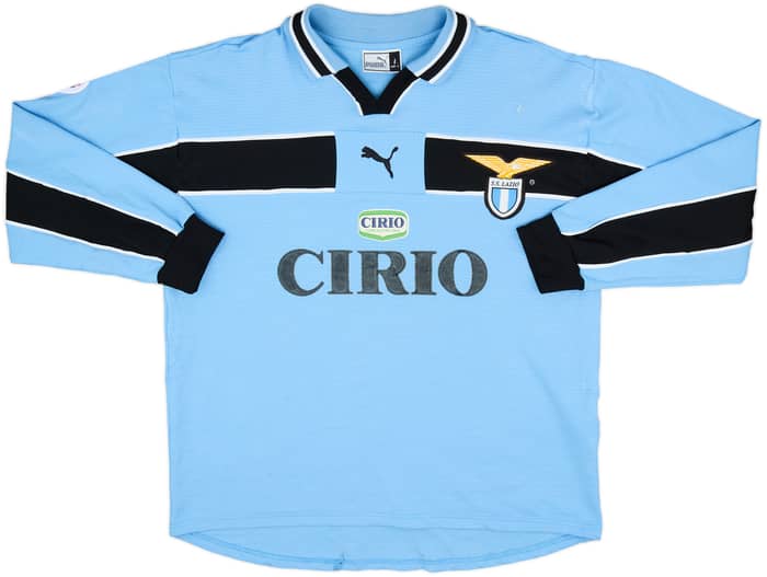1998-00 Lazio Home L/S Shirt Nesta #13 - 7/10 - (L)