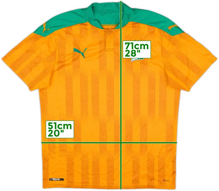 2020-21 Ivory Coast Home Shirt - 8/10 - (L)