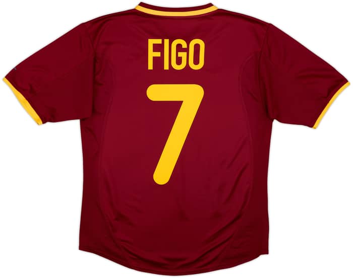 2000-02 Portugal Home Shirt Figo #7 - 8/10 - (XL.Boys)