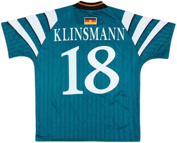 1996-98 Germany Away Shirt Klinsmann #18 - 6/10 - (M)