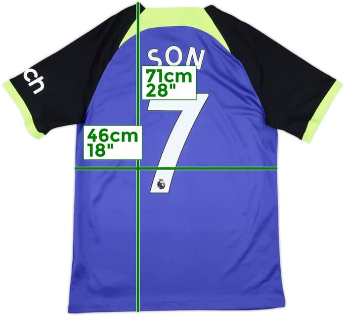 2022-23 Tottenham Away Shirt Son #7 - 8/10 - (S)