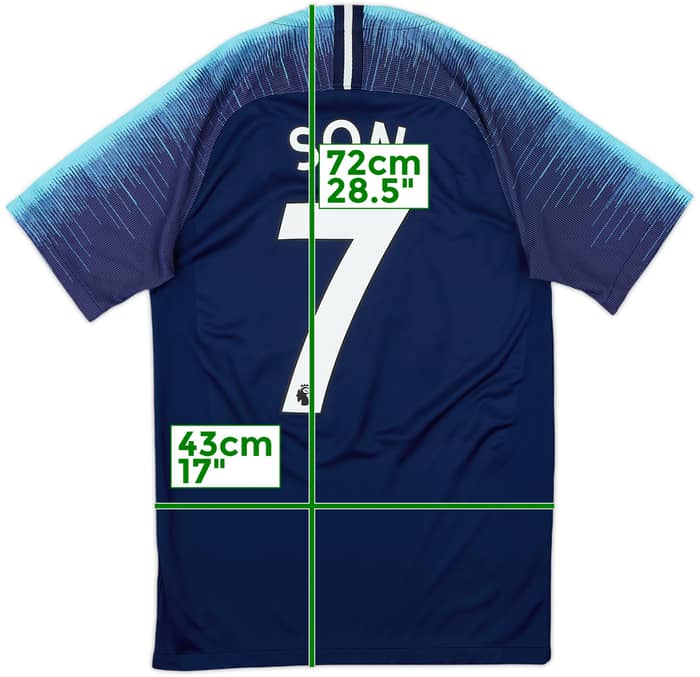 2018-19 Tottenham Away Shirt Son #7 - 9/10 - (S)