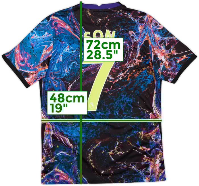 2021-22 Tottenham Away Shirt Son #7 - 10/10 - (M)