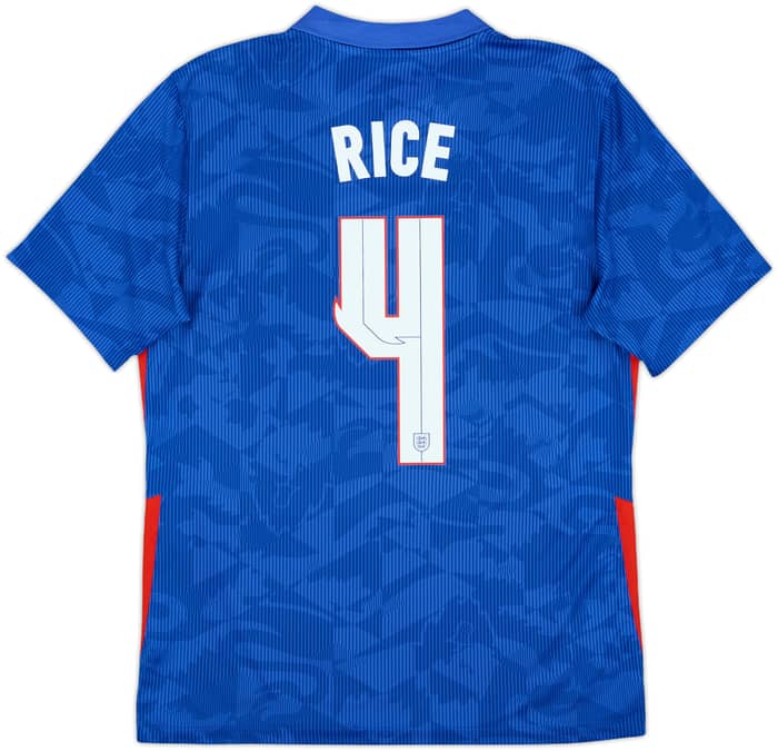 2020-21 England Away Shirt Rice #4 - 10/10 - (M)