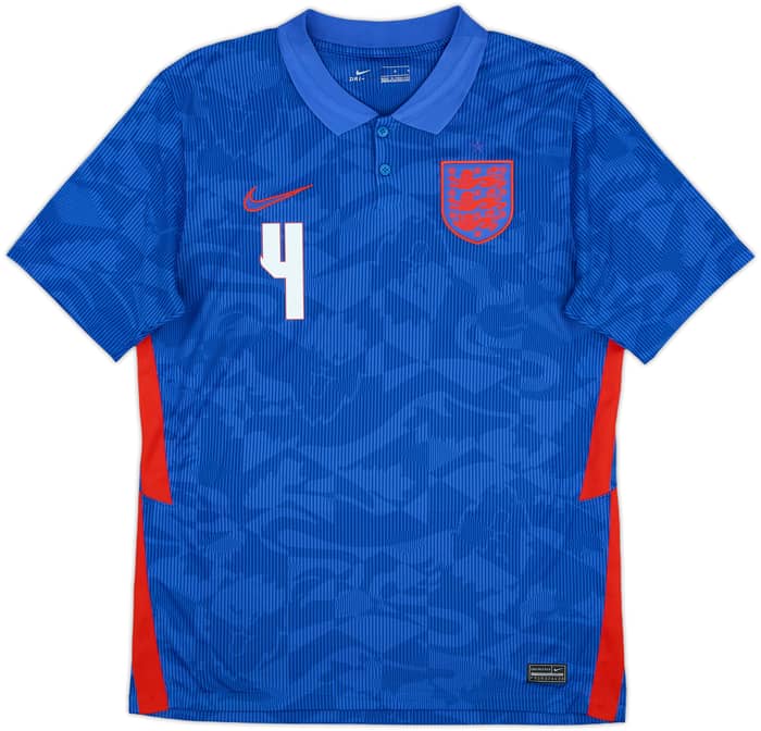 2020-21 England Away Shirt Rice #4 - 10/10 - (M)