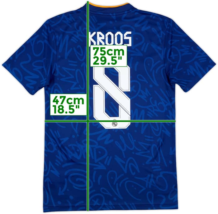 2021-22 Real Madrid Away Shirt Kroos #8 - 10/10 - (S)