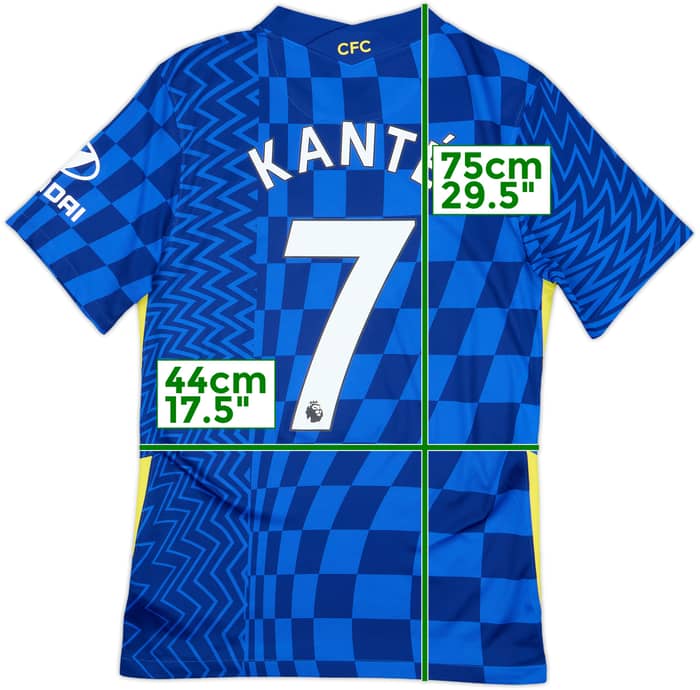 2021-22 Chelsea Home Shirt Kante #7 - 10/10 - (S)