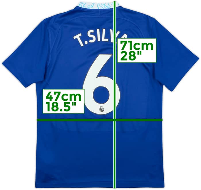 2022-23 Chelsea Home Shirt T.Silva #6 - 8/10 - (S)