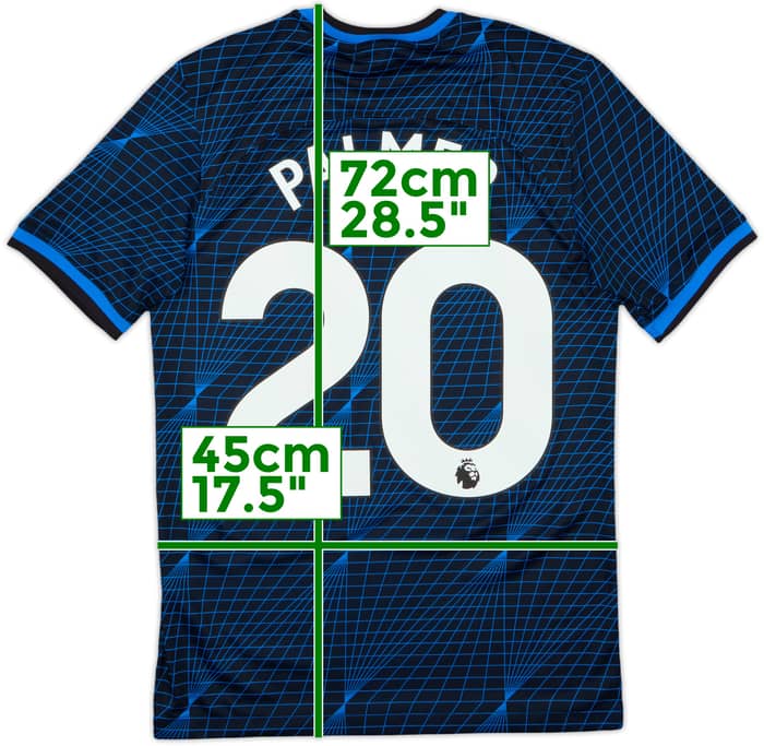 2023-24 Chelsea Away Shirt Palmer #20 - 9/10 - (S)
