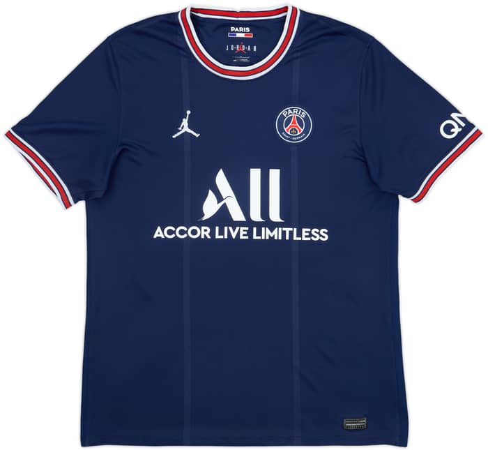 2021-22 Paris Saint-Germain Home Shirt Messi #30 - 7/10 - (L)