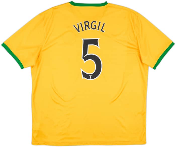 2013-14 Celtic Away Shirt Virgil #5 - 8/10 - (XXL)