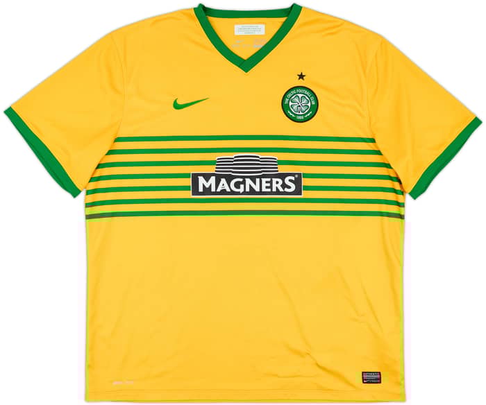 2013-14 Celtic Away Shirt Virgil #5 - 8/10 - (XXL)