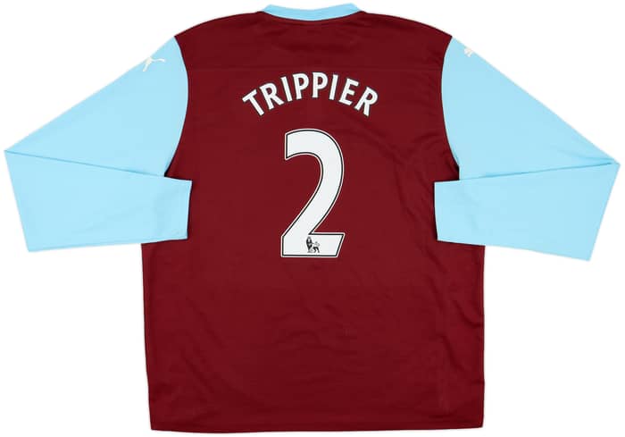 2014-15 Burnley Home L/S Shirt Trippier #2 - 7/10 - (XXL)