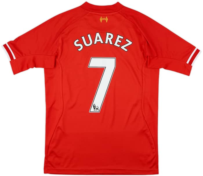 2013-14 Liverpool Home Shirt Suarez #7 - 7/10 - (S)