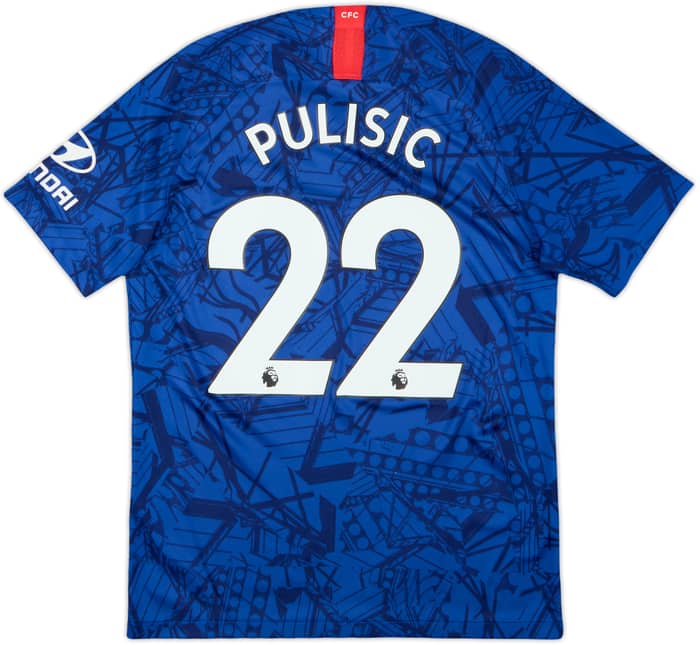 2019-20 Chelsea Home Shirt Pulisic #22 - 8/10 - (M)