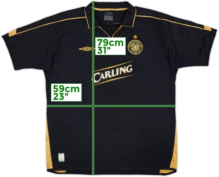 2003-04 Celtic Away Shirt - 4/10 - (XL)
