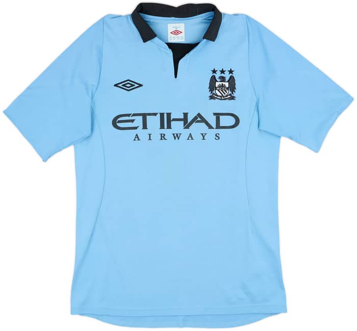 2012-13 Manchester City Home Shirt Kun Aguero #16 - 7/10 - (M)