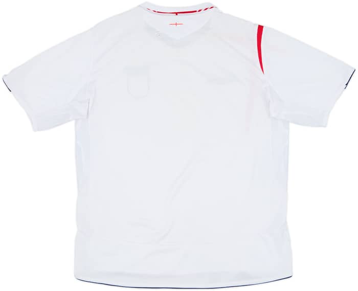 2005-07 England Home Shirt - 4/10 - (XL)