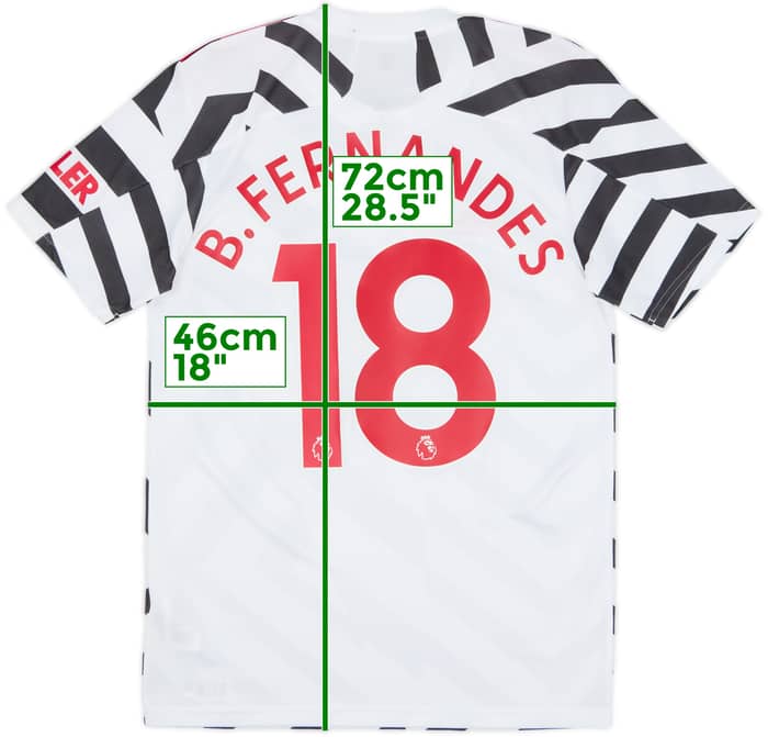 2020-21 Manchester United Third Shirt B.Fernandes #18 - 8/10 - (S)
