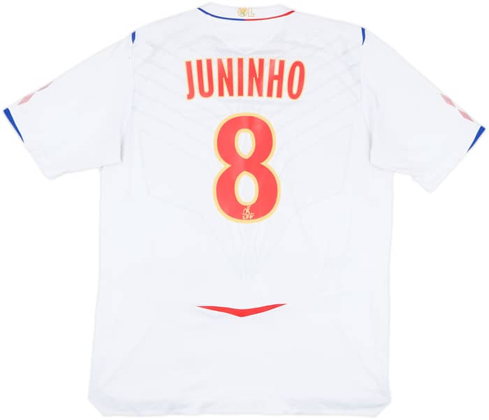 2008-09 Lyon Home Shirt Juninho #8 - 7/10 - (L)