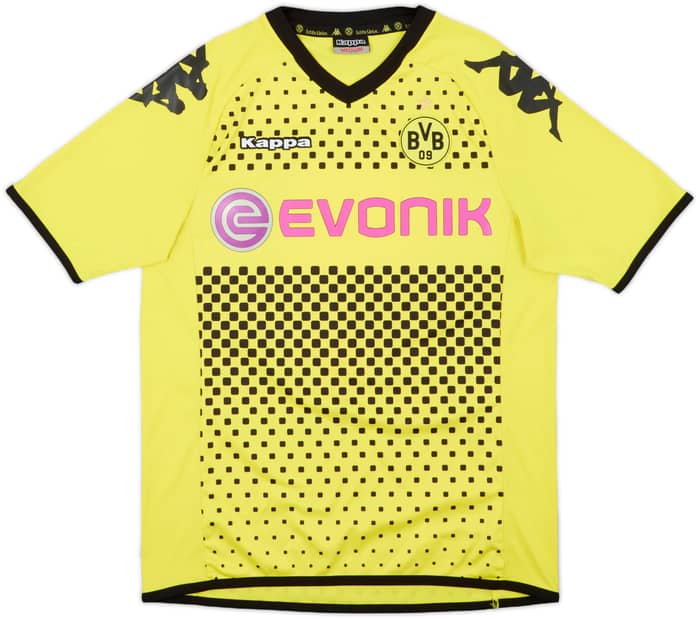 2011-12 Borussia Dortmund Home Shirt Lewandowksi #9 - 8/10 - (M)
