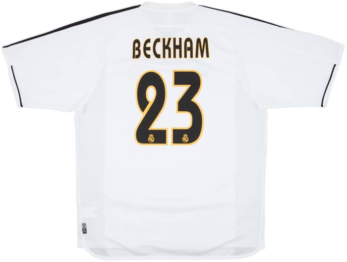 Camiseta de local del Real Madrid 2003-04 Beckham #23 - 10/10 - (L)