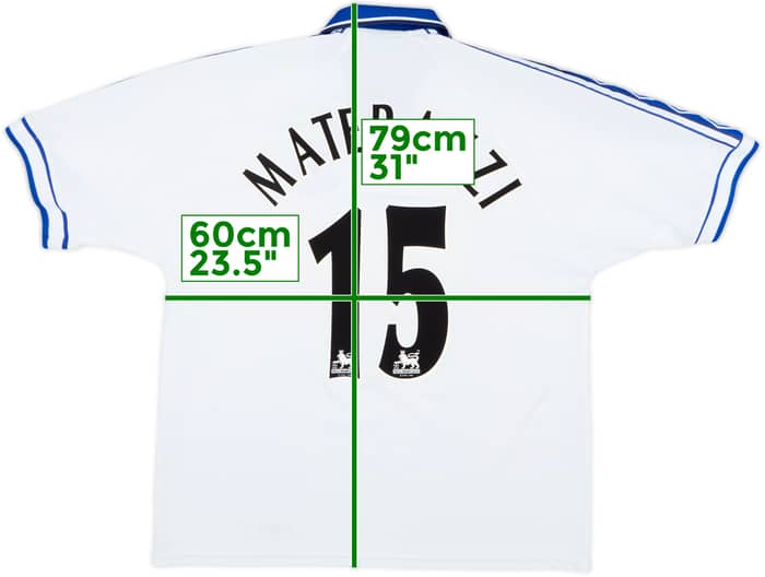 1998-99 Everton Away Shirt Materazzi #15 - 7/10 - (XXL)
