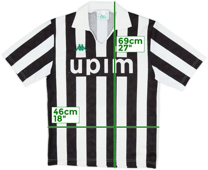 1991-92 Juventus Home Shirt - 8/10 - (M)