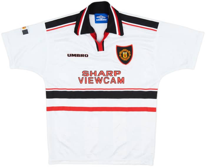 1997-99 Manchester United Away Shirt - 8/10 - (L.Boys)