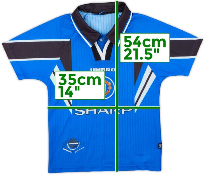 1996-98 Manchester United Third Shirt - 8/10 - (S.Boys)