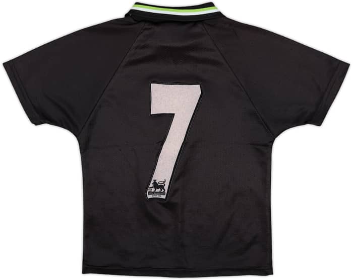 1998-99 Manchester United Third Shirt #7 (Beckham) - 8/10 - (6-7 Years)