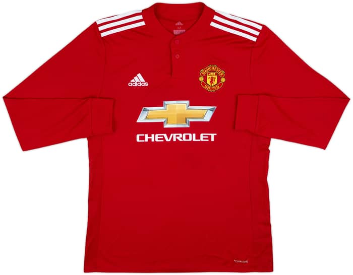2017-18 Manchester United Home L/S Shirt Ibrahimovic #10 - 10/10 - (M)