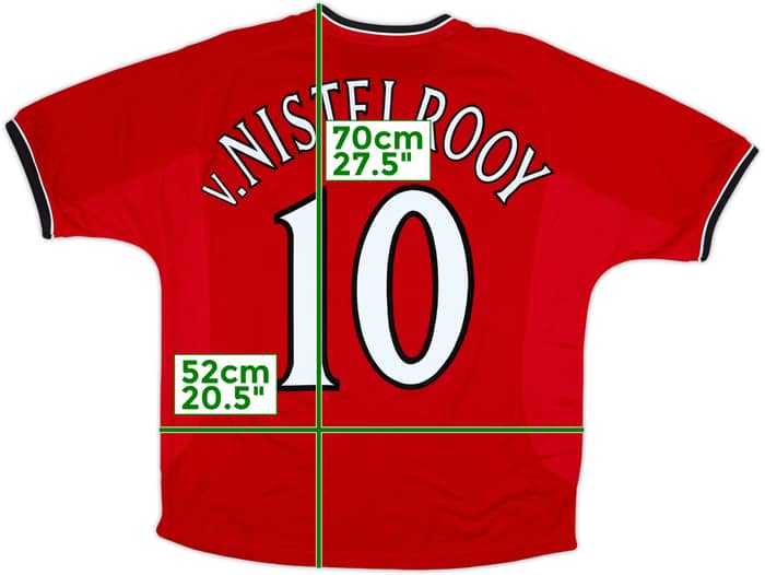 2000-02 Manchester United Home Shirt v.Nistelrooy #10 - 10/10 - (Y)