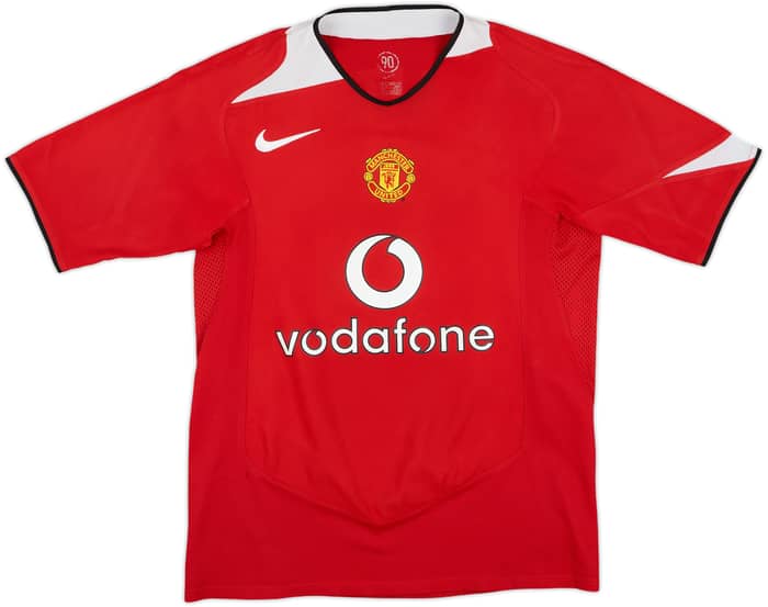 2004-06 Manchester United Home Shirt Smith #14 - 5/10 - (S)
