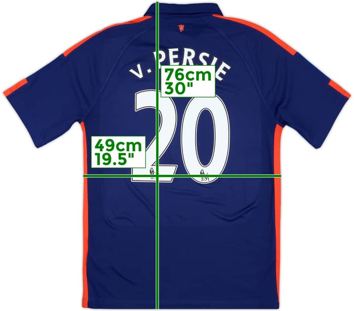 2014-15 Manchester United Third Shirt V.Persie #20 - 9/10 - (M)