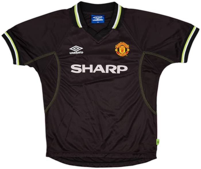 1998-99 Manchester United Third Shirt - 8/10 - (L.Boys)