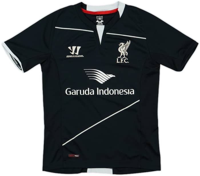 2013-14 Liverpool Warrior Training Shirt - 9/10 - (S.Boys)