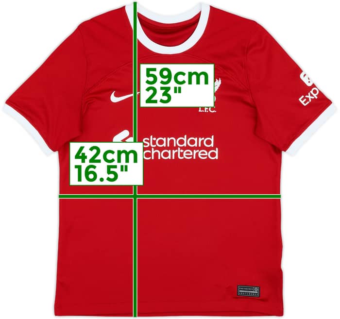 2023-24 Liverpool Home Shirt - 9/10 - (L.Boys)