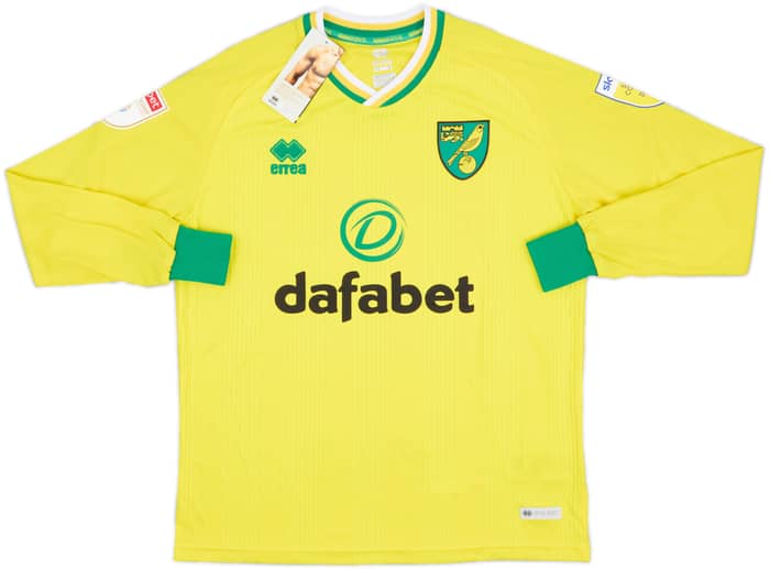 2020-21 Norwich City Home L/S Shirt (S)
