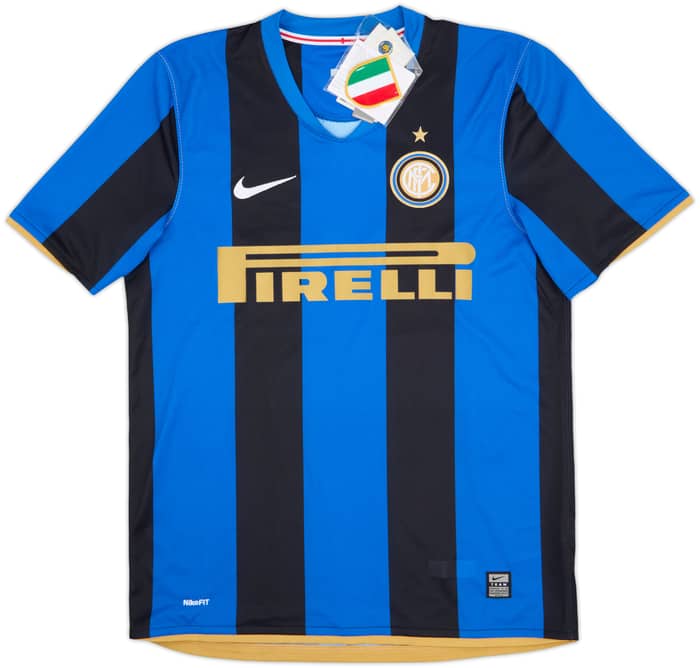 2008-09 Inter Milan Home Shirt Materazzi #24 (M)