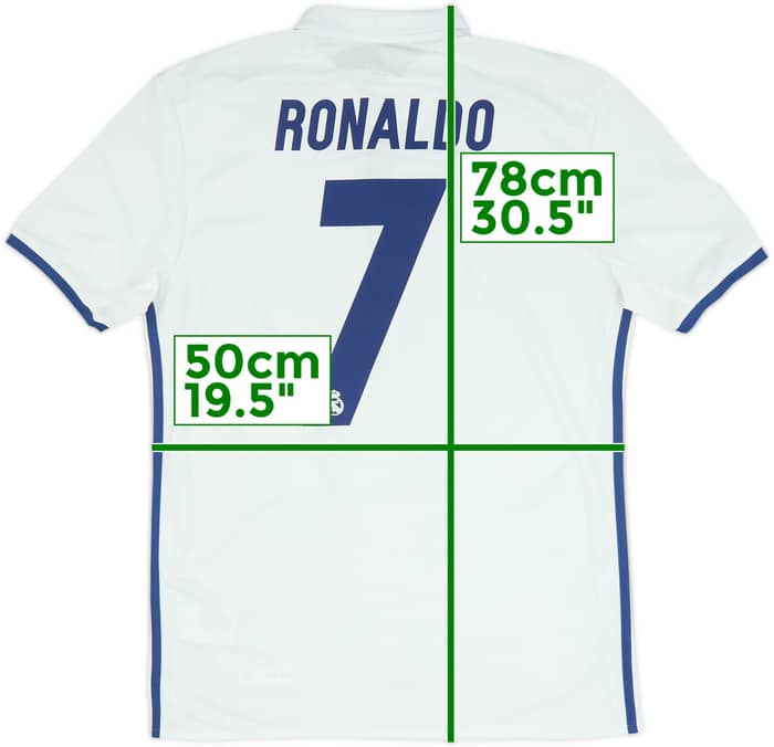 2016-17 Real Madrid Home Shirt Ronaldo #7 (M)