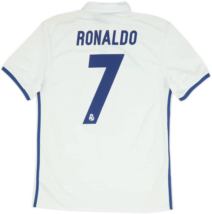 2016-17 Real Madrid Home Shirt Ronaldo #7 (M)